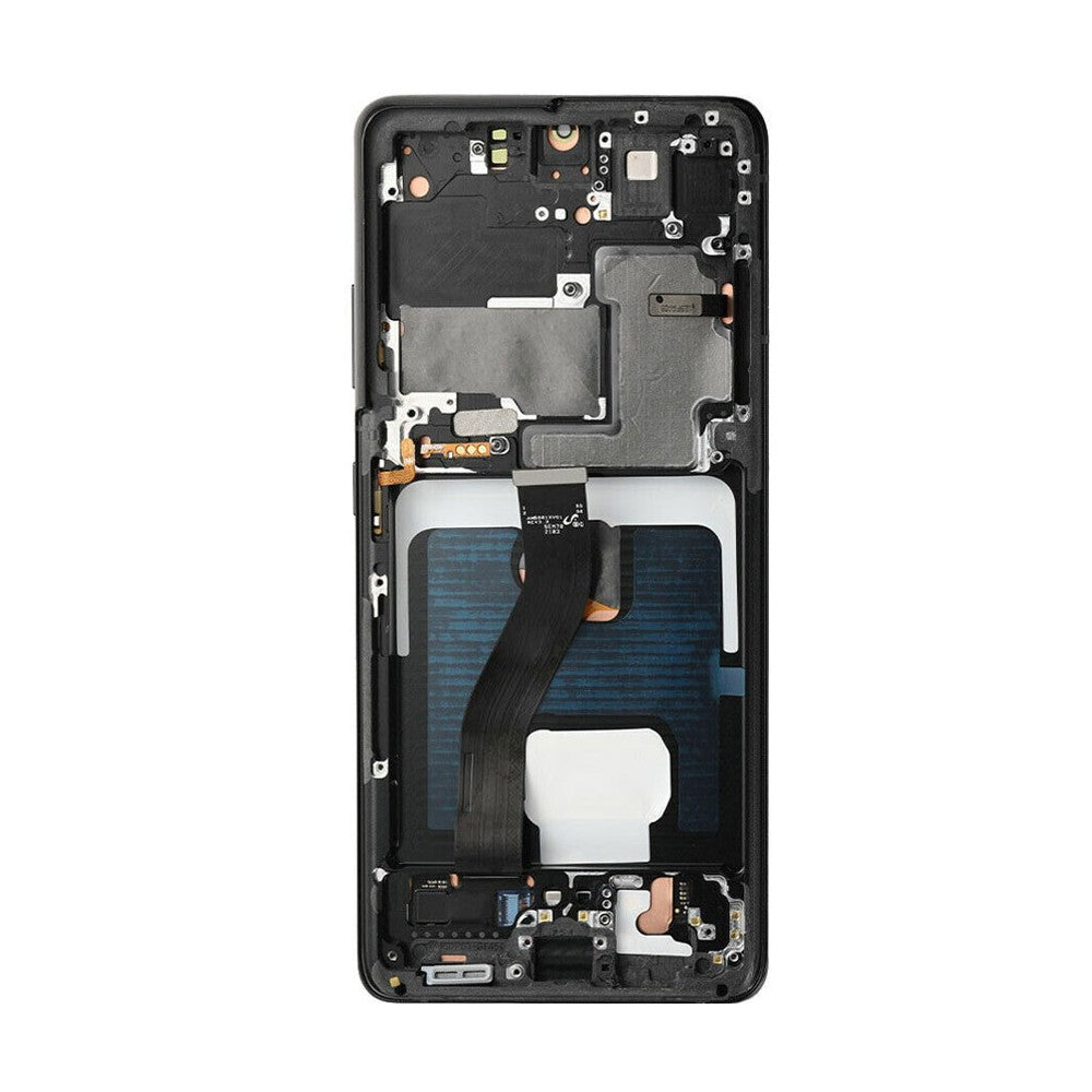 Samsung Galaxy S21 Ultra 5G G998B Red OLED Screen Replacement Digitizer with Frame-Phantom Black Samsung Galaxy S21 Ultra 5G G998B Red OLED Screen Replacement Digitizer with Frame-Phantom Black